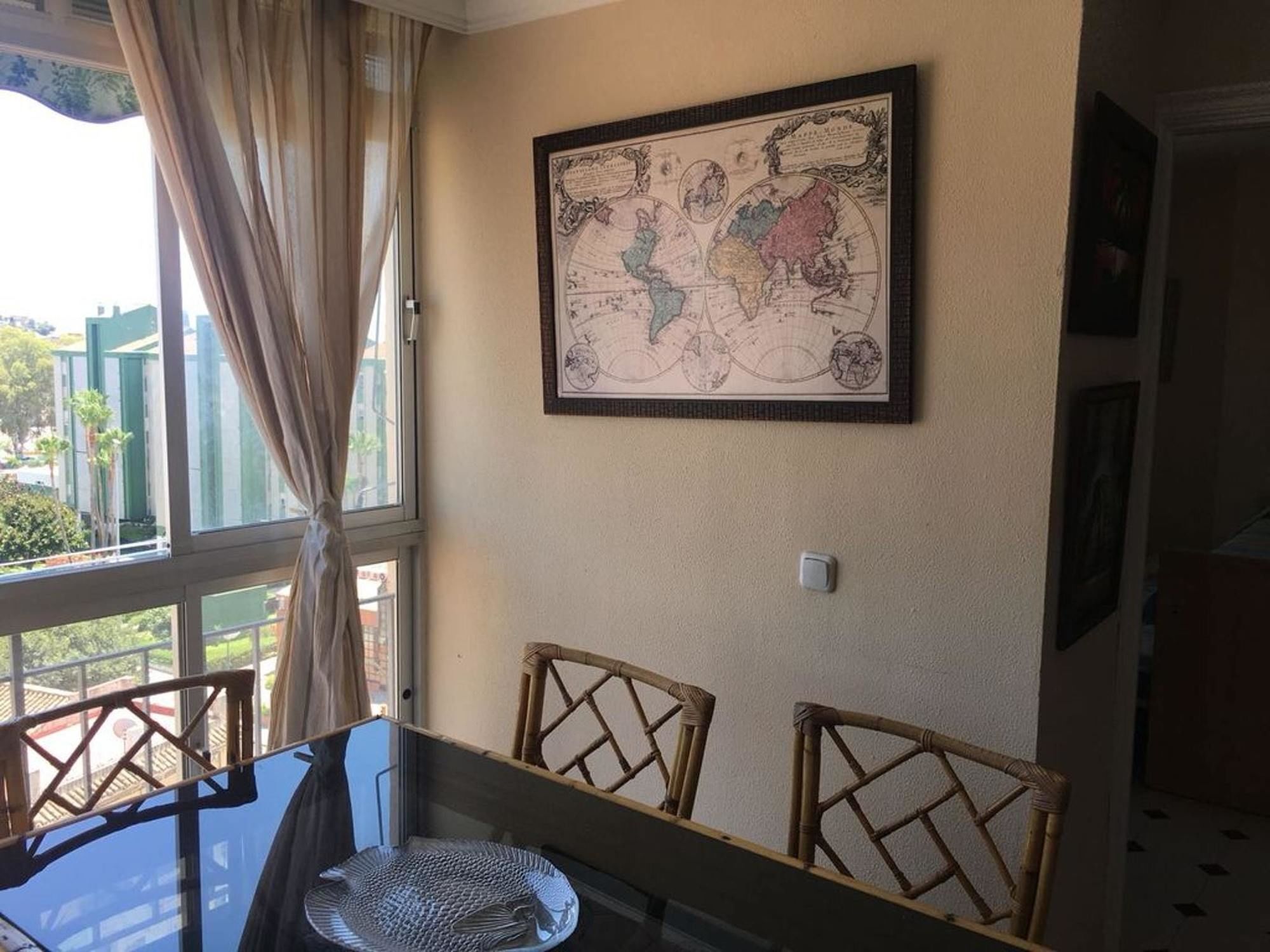 With 3 Bedrooms In Malaga, With Wonderful Sea View, Furnishe Apartament Malaga